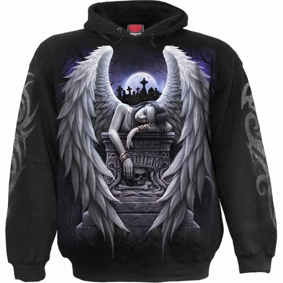inner sorrow angel men gothic hoody new - Picture 1 of 3